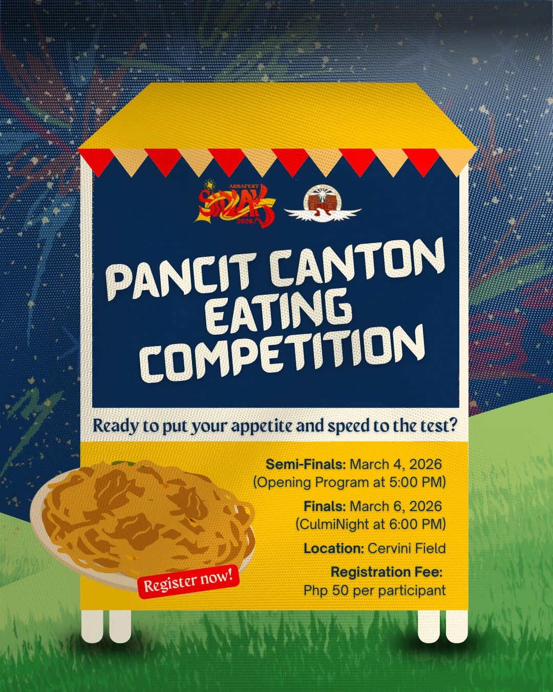 Pancit Canton Eating Competition